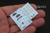 Quinta Studio QD48097 Bf 109E 3D-Printed & coloured Interior on decal paper (for Tamiya kit) 1/48